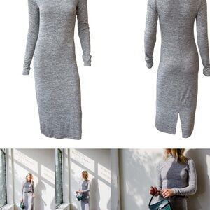 Rag & Bone Gray Midi Dress